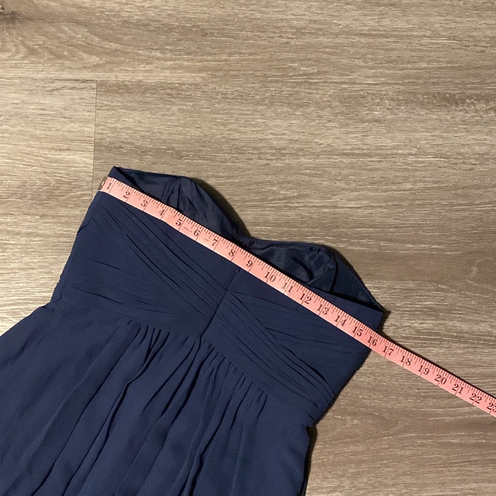 David’s Bridal Blue Formal Dress - Picture 6 of 7
